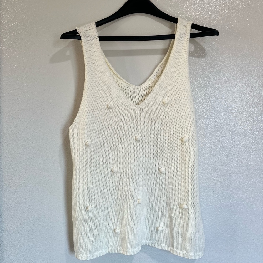 Ivory Knit Tank Top